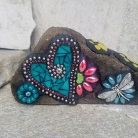 Pet Memorial Mosaic Garden Stone