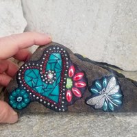 Pet Memorial Mosaic Garden Stone