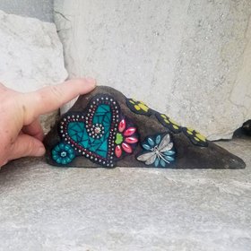 Pet Memorial Mosaic Garden Stone